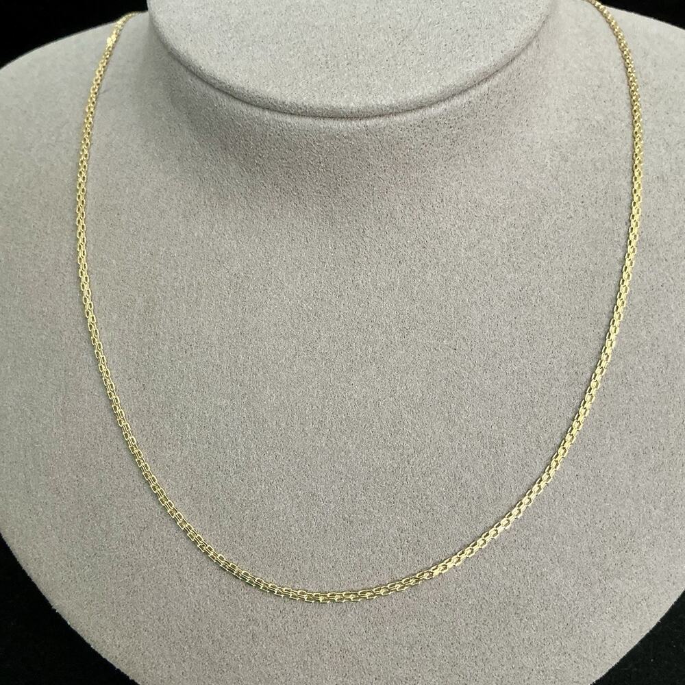 SOLID 10K GOLD BISMARK 2MM CHAIN 24in~BSI~NEW*LAST ONE*